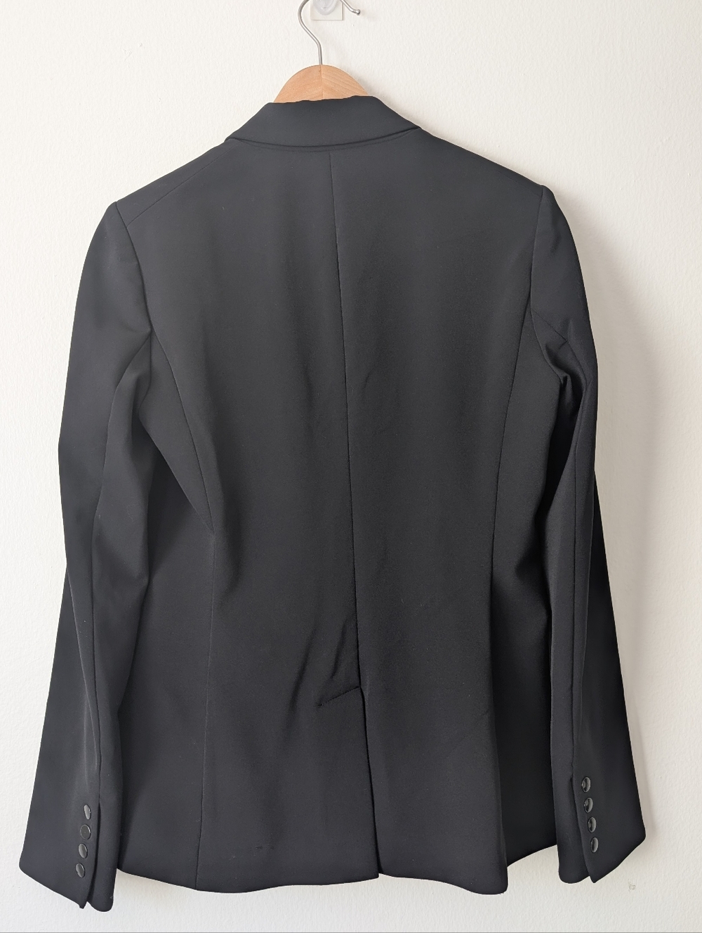 Veronica Beard Scuba Dickey Jacket Blazer Stretch Black Size 2 - Picture 6 of 11